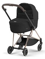 Cybex Коляска 2 в 1 Mios III / цвет Sepia Black, Rosegold (черный, рама, розовое золото)					