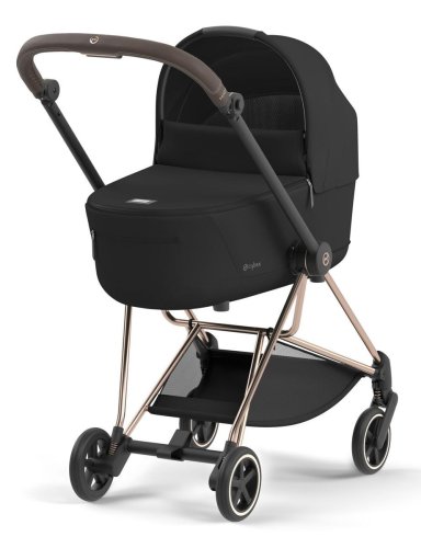 Cybex Коляска 2 в 1 Mios III / цвет Sepia Black, Rosegold (черный, рама, розовое золото)