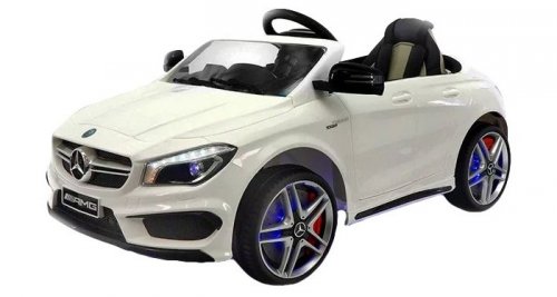 Rivertoys Детский электромобиль А777АА Mercedes-Benz CLA 45, цвет / белый